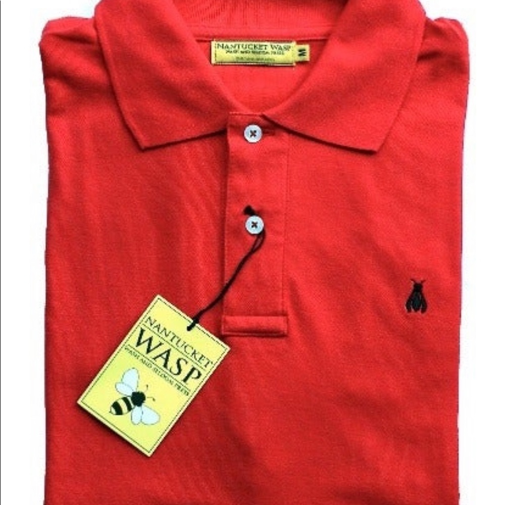 The original Brant Point' Polo 100% pique cotton Nantucket WASP embroidered logo